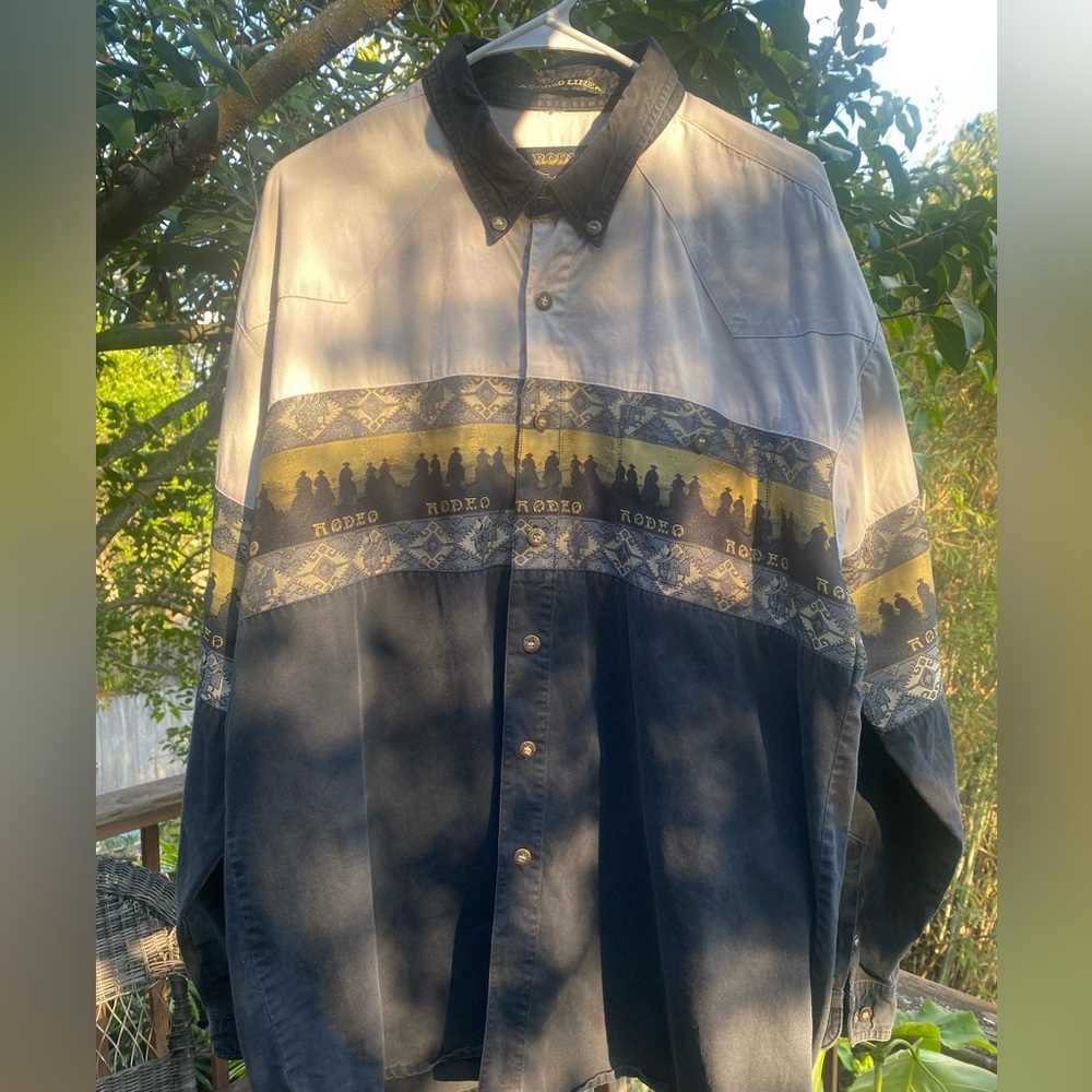 Vintage Rodeo Button-Up Shirt